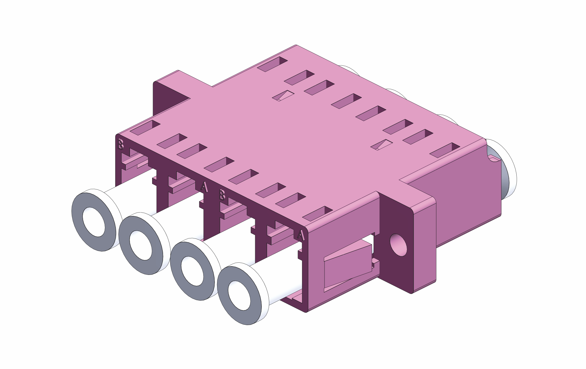 SM/MM LC adaptor - Quad